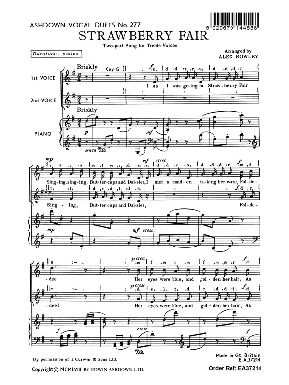 Alec Rowley: Strawberry Fair (2-Part)