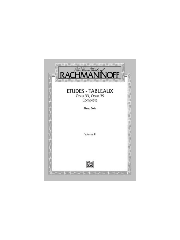 Piano Works Bk 2 Etudes Tableaux Op 33 Op 39