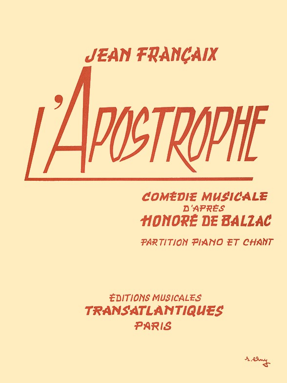 Jean Francaix: Apostrophe