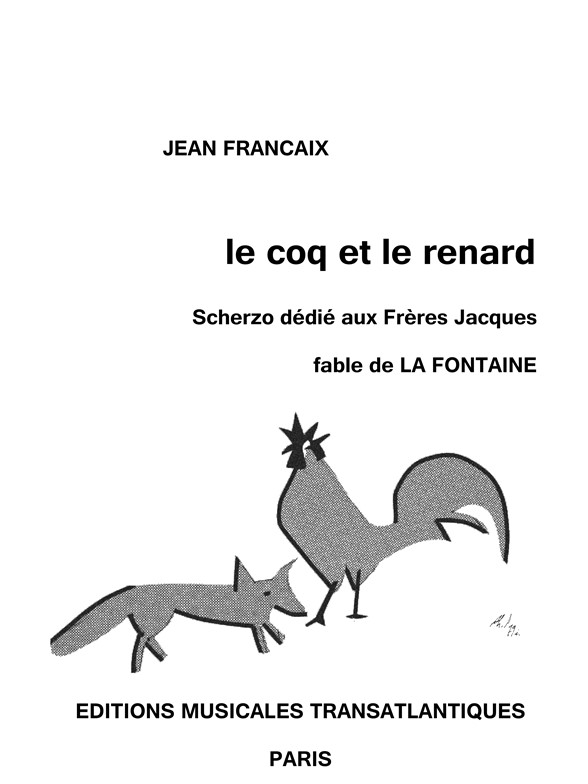 Jean Francaix: Le Coq Et Le Renard (Vocal Score)