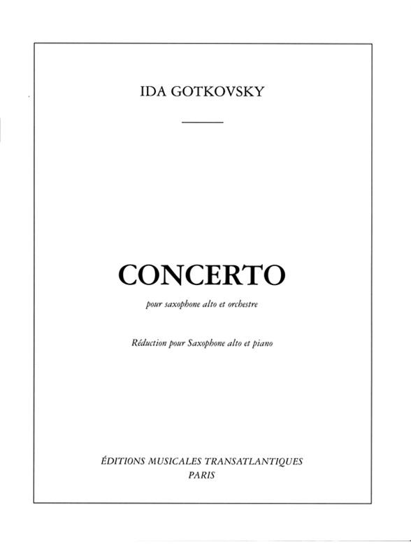 Ida Gotkovski: Concerto