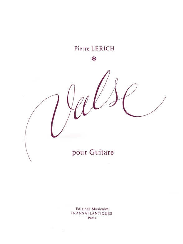 Pierre Lerich: Valse