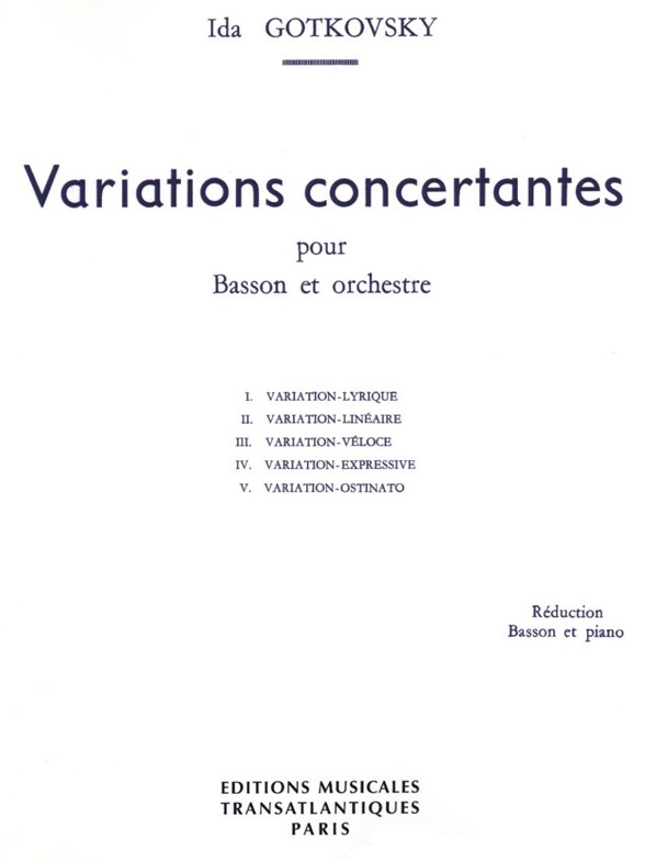 Ida Gotkovski: Variations Concertantes