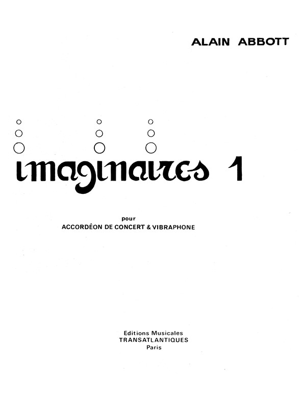 Alain Abbott: Imaginaire 1