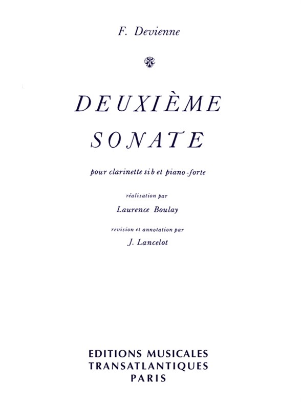 François Devienne: Deuxieme Sonate