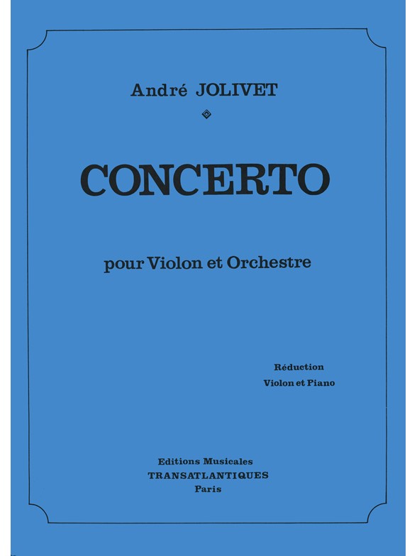 André Jolivet: Concerto