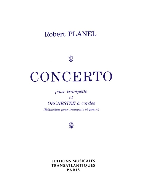 Robert Planel: Concerto