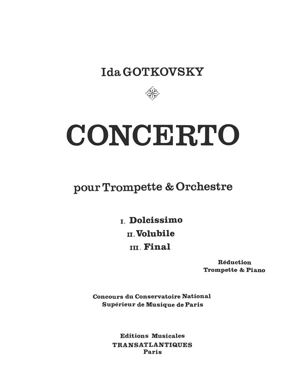 Ida Gotkovski: Concerto