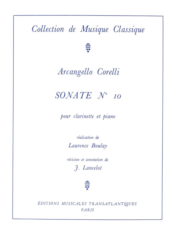 Archangelo Corelli: Sonate N°10