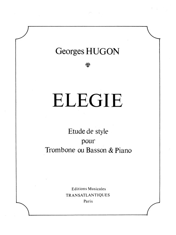 Georges Hugon: Elégie