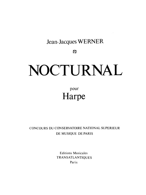 Jean Jacques Werner: Nocturnal