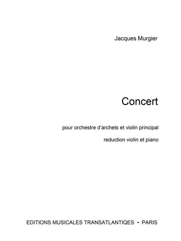 Jacques Murgier: Concert