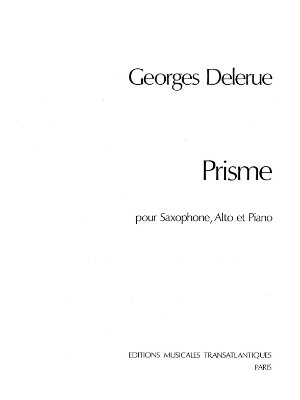 Georges Delerue: Prisme