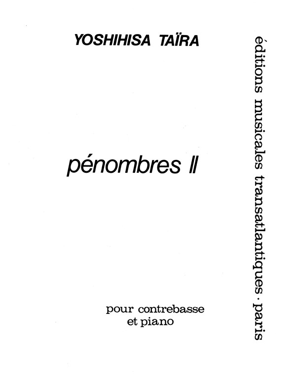 Yoshihisa Taira: Pénombre 2