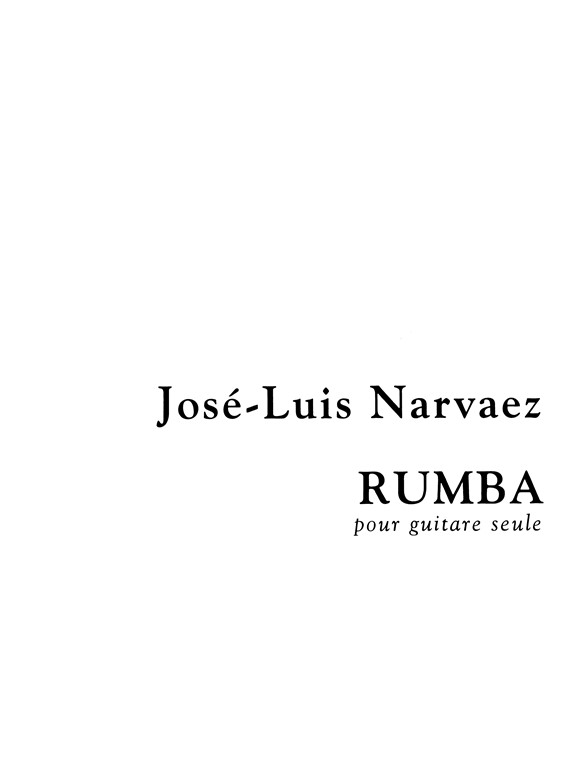 José Luis Narvaez: Rumba