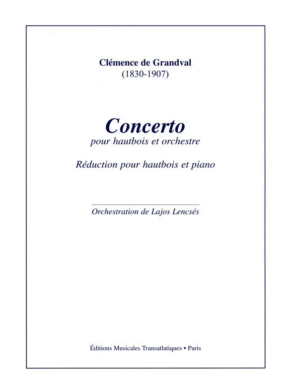Clémence De Granval: Concerto En Ré Mineur, Op 7