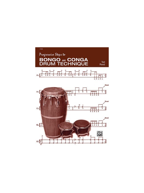 Ted Reed Progressive Steps To Bongo And Congo Drum Technique Bongos Stepnote Aps