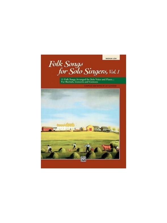Folk Songs For Solo Singers - Book 1 (Medium Low)
