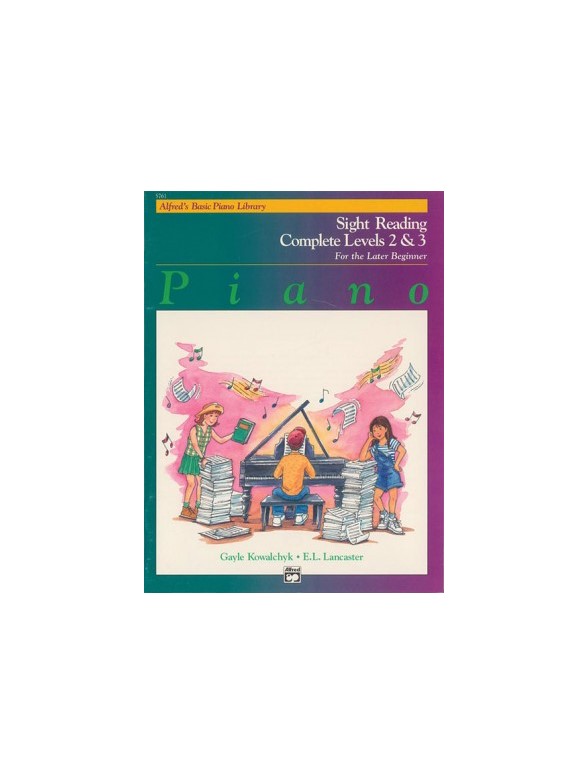 Alfred's Basic Piano Library: Sight-Reading Complete Levels 2 And 3
