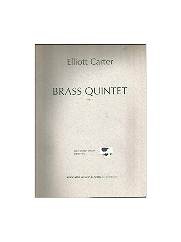 Elliott Carter: Brass Quintet (Score/Parts)