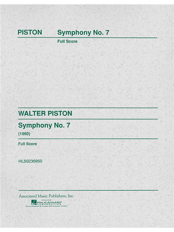 Walter Piston: Symphony No.7 (Full Score)