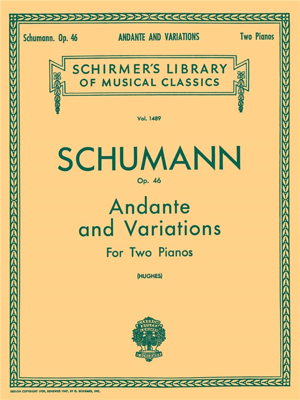 Robert Schumann: Andante And Variations Op.46 (Two Pianos)