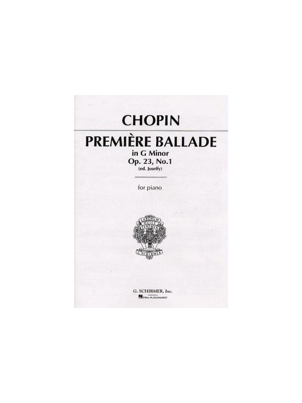 Frederic Chopin: Ballade No.1 In G Minor Op.23