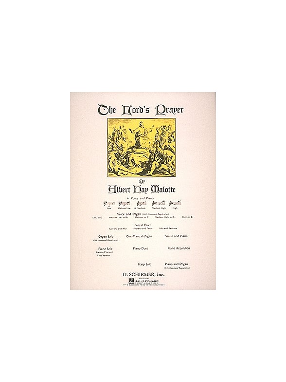 Albert Hay Malotte: The Lord's Prayer (Medium Voice/Piano)