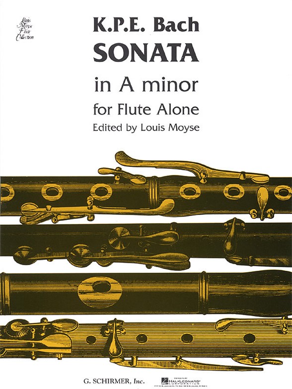 Carl Philipp Emanuel Bach: Sonata In A Minor For Solo Flute