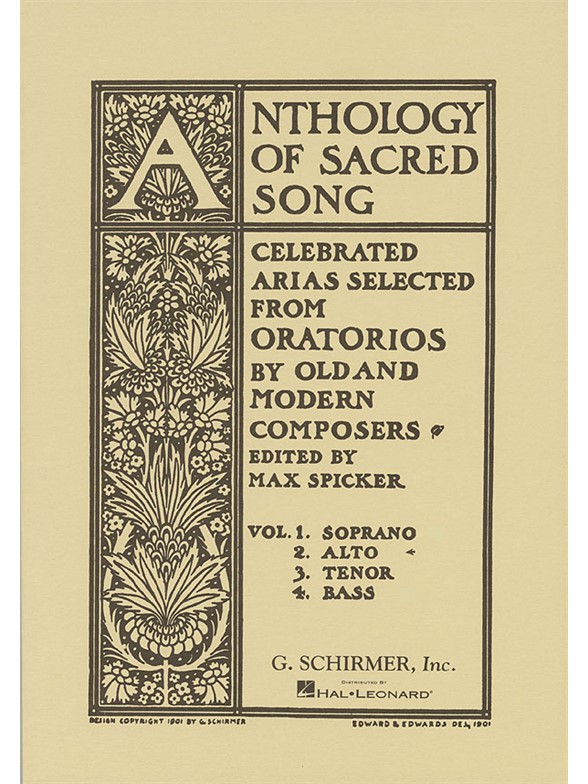 Anthology Of Sacred Song - Volume 2 For Alto