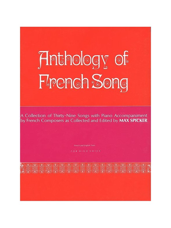 Anthology Of French Song (High Voice)