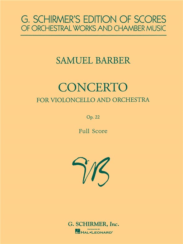Samuel Barber: Cello Concerto Op.22 (Full Score)
