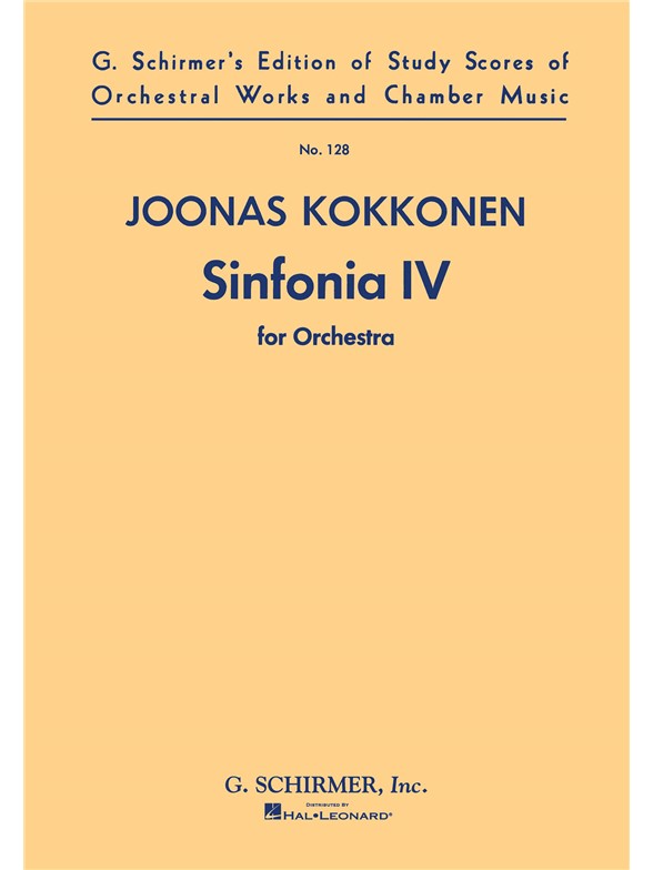 Joonas Kokkonen: Symphony No.4 (Study Score)