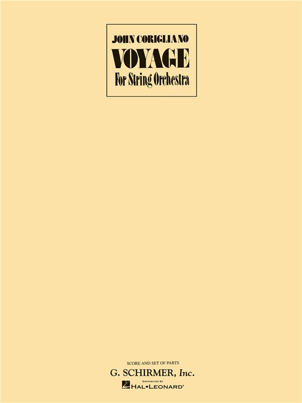 John Corigliano: Voyage For String Orchestra (Score And Parts)