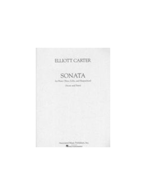 Elliott Carter: Sonata For Flute, Oboe, Cello And Harpsichord (Study Score)