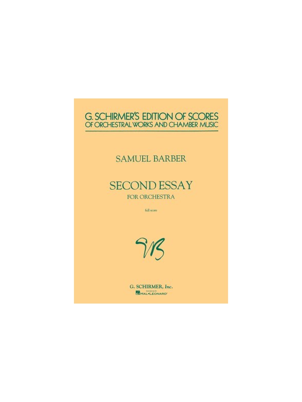 Samuel Barber: Second Essay For Orchestra Op. 17 (Score)