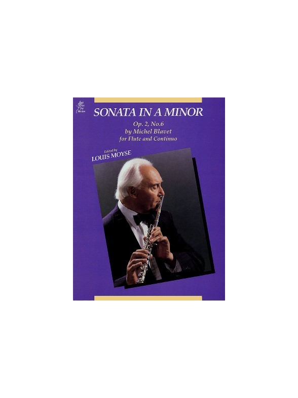 Michel Blavet: Sonata In A Minor For Flute And Continuo Op. 2 No. 6