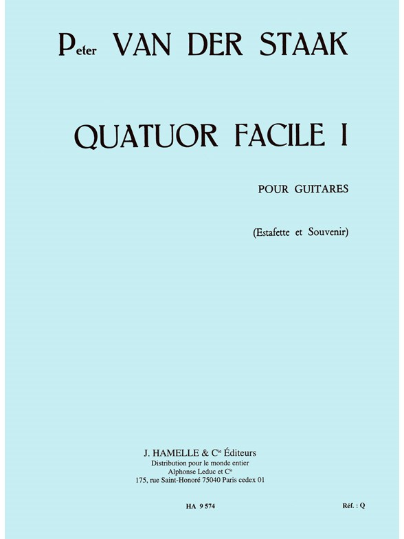 Pieter van der Staak: Quatuor facile No.1 (Guitars 4)