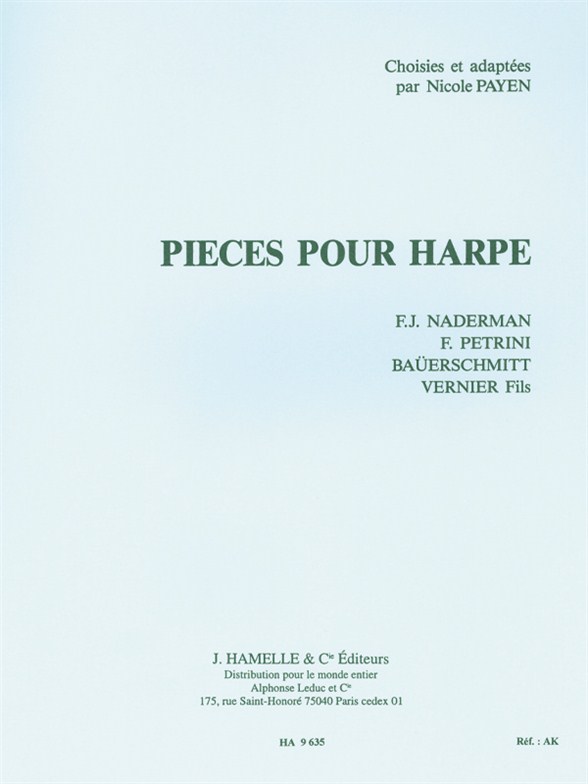 N. Payen-Moat: Pièces pour Harpe (Harp solo)