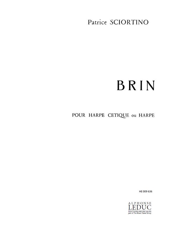 Patrice Sciortino: Brin (Harp solo)
