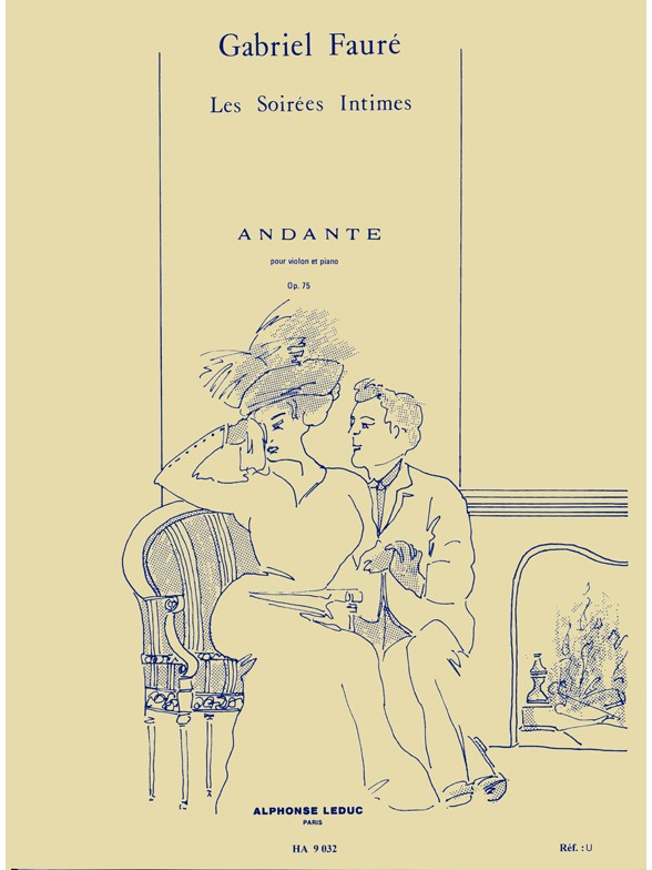 Gabriel Faure: Andante Op.75 (Violin/Piano)