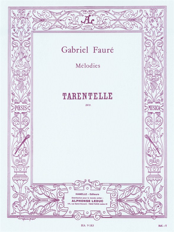 Gabriel Fauré: Tarentelle Op.10 No.2