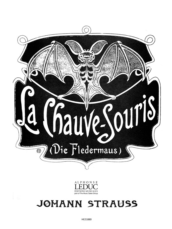 Strauss J. Chauve Souris Voice & Piano Book