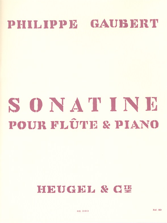 Philippe Gaubert: Sonatine (Flute & Piano)