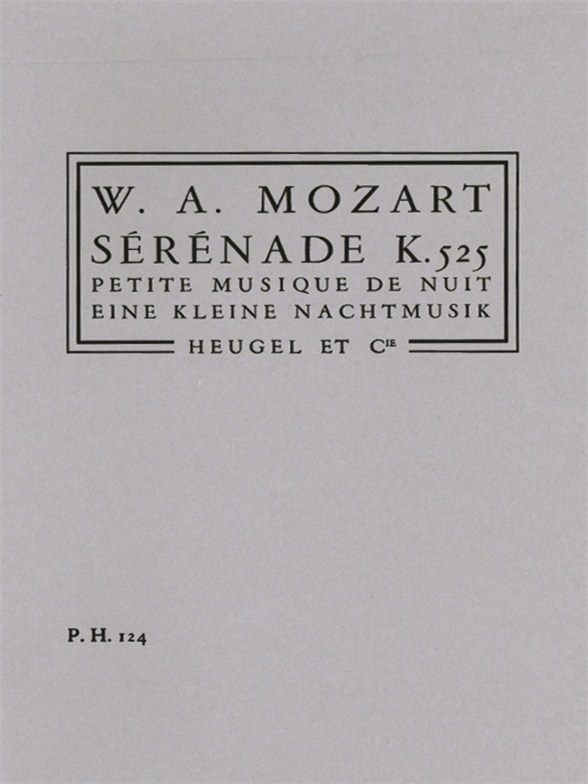 Wolfgang Amadeus Mozart: Serenade from 'Eine Kleine Nachtmusik' KV525 (PH124) (Quintet-Strings)