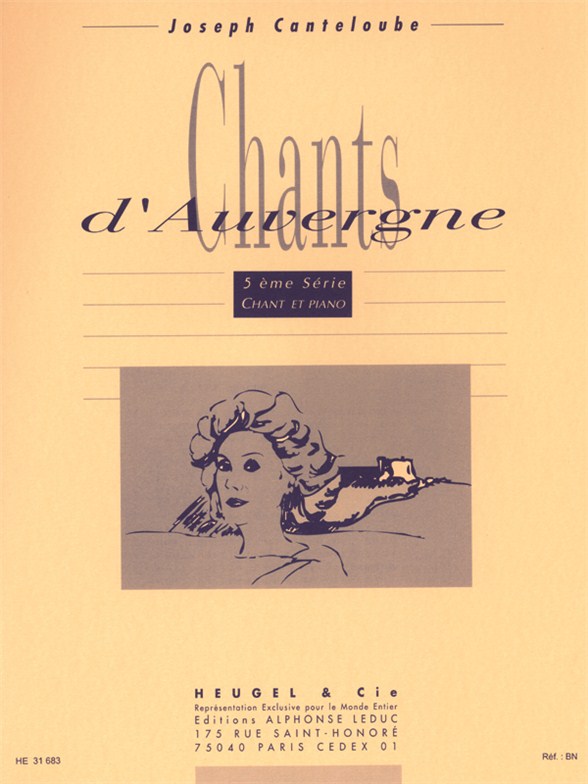 Joseph Canteloube: Chants d'Auvergne Vol.5 (med) (Voice & Piano)