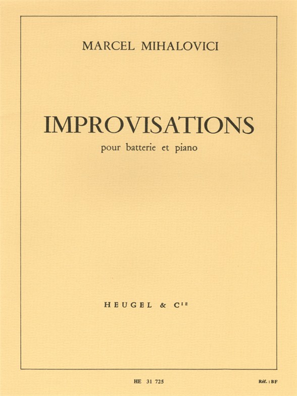 Marcel Mihalovici: Improvisations Op.83 (Percussion(s) & Piano)