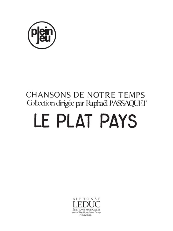 Brel Martin Prevel Chansons De Notre Temps Pj498 Le Plat Pays 4 Part