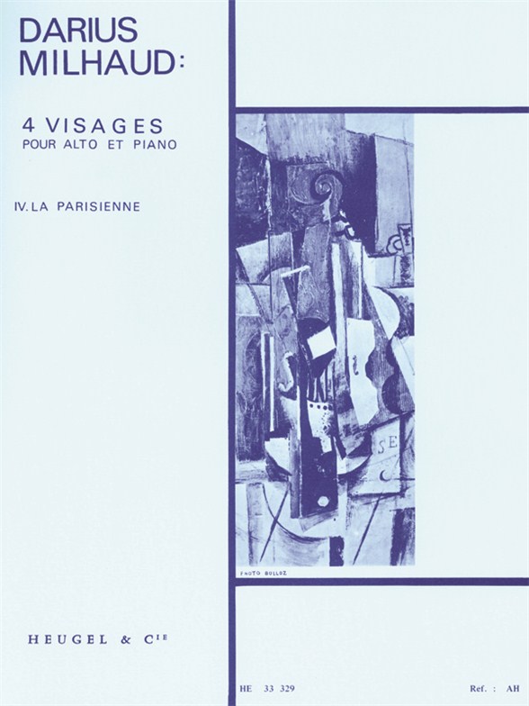 Darius Milhaud: 4 Visages - La Parisienne Op. 238 No. 4 (Viola And Piano)