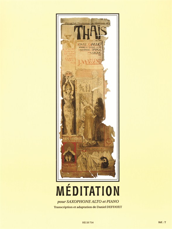 Jules Massenet: Méditation (Saxophone-Alto & Piano)